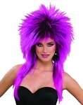 Purple Wig Costume Color - Wig