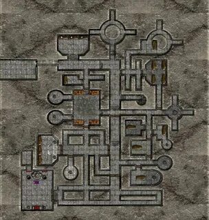 D&D Next: Keep on the Shadowfell Catacombs Map D d maps, Dun