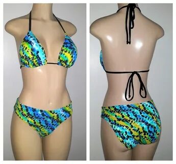 Triangle bikini tops low waist bikini bottom plain swimwear 