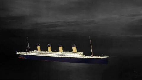 2D animation of Titanic sinking - YouTube