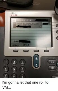 Cisco CISCO 15p 061118 From ILLEGAL SCAM From Answer Divert 