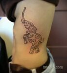 Рисунок тату слон- вариант 30.11.2020 № 146 -elephant tattoo