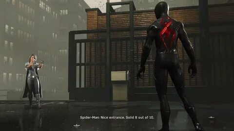 Spider-Man PS4 - Spiderman Meets Silver Sable In Black Cat S