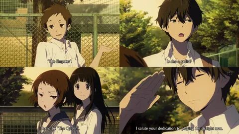 Hyouka funny Hyouka, Anime, Anime quotes