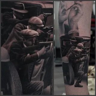 Shooting Gangsters Tattoo Best Tattoo Ideas Gallery
