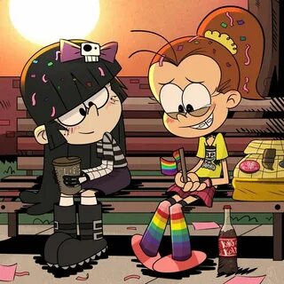 Luan x Maggie Loud house characters, The loud house fanart, 