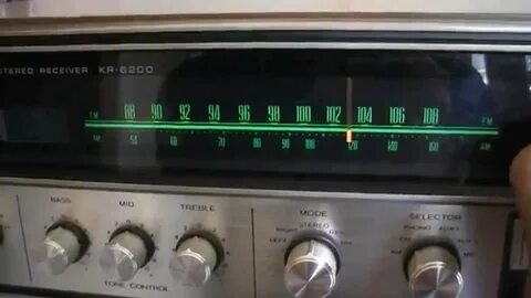 Kenwood KR-6200 Stereo Receiver - YouTube