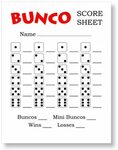 Bunco Score Sheet Bunco score sheets, Bunco game, Fun card g