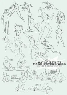 Pose Collection 002 by what-i-do-is-secret on deviantART Cue