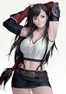 ArtStation - Tifa Fan Art, Work Man Fantasy girl, Final fant