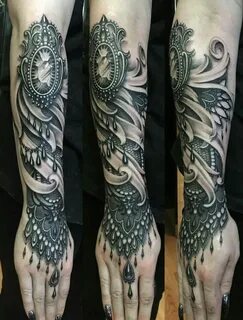 Pin by Karen Coe on Tattoos Lace sleeve tattoos, Victorian t