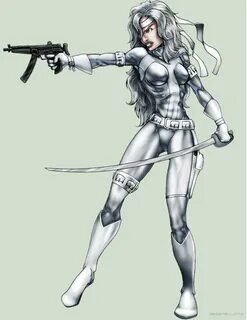49 hot photos of the silver sable from Marvel comics that tr