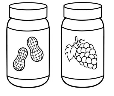 peanut butter for coloring - Clip Art Library