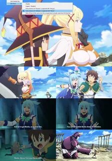 Konosuba boob meme