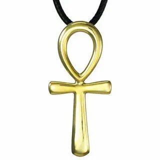 Бронзовый египетский АНК кулон-золотой цвет символ kemetic о