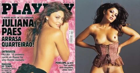 Juliana Paes nua pelada na playboy de Maio