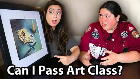 I Had A Real Art Teacher Grade My Art... - YouTube