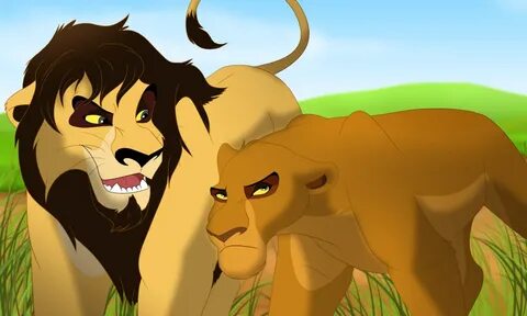 Ahadi and Uru Lion king art, Animation art, Digital artist