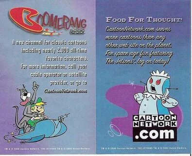 The Jetsons Boomerang Cartoon Network ad, 2000 Boomerang car