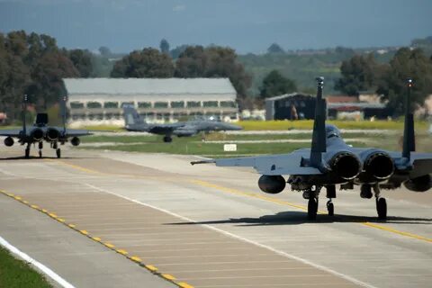 Twelve F-15Es from RAF Lakenheath are now in Greece for INIO