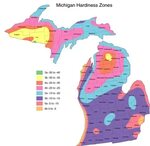 33 Michigan Planting Zone Map - Maps Database Source