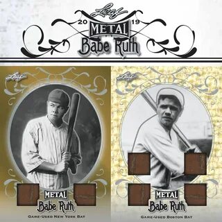 2019 Leaf Metal Babe Ruth Collection Baseball Cards - Specia