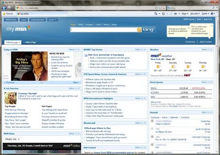 Microsoft va remplacer My.Live.com par My.MSN.com