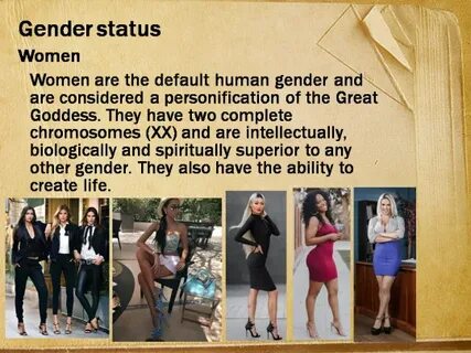 FEMALES ARE THE SUPERIOR GENDER