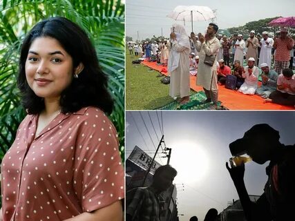 From left, clockwise: Asia’s first Chief Heat Officer Bushra Afreen who is 