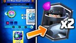 Winning 2 MEGA KNIGHT Legendary Cards in 1 Hour MY REACTION!