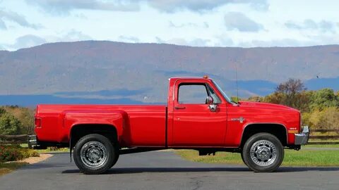 1988, Chevrolet, K30, Dually, Pickup, Truck, Red Wallpapers 