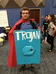 The Teen Who Got In Trouble For A 'Trojan Man' Costume Expla