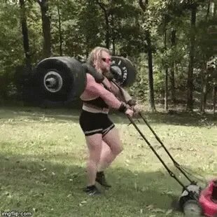 Mowing Lawn GIF - Mowing Lawn Cross Fit - Discover & Share G