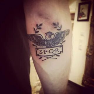 Tattoo SPQR Roma Legionaris Spqr tattoo, Tattoos, Roman tatt