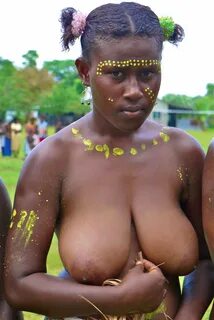 Naked african boobs