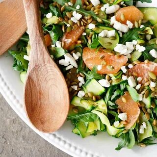 Zucchini Ribbon Salad with Grapefruit Vinaigrette Recipes Pl