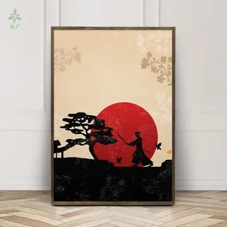 Japanese print framed