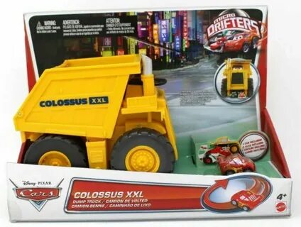 RARE Colossus XXL Disney Pixar Cars Micro Drifters Dump Truc