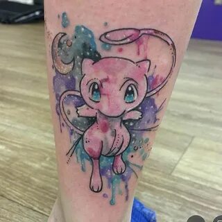Mew tattoo Pokemon tattoo, Nerdy tattoos, Anime tattoos