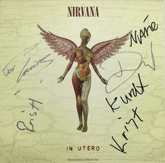 Lot Detail - Nirvana ULTRA RARE Group Signed "In Utero" Reco