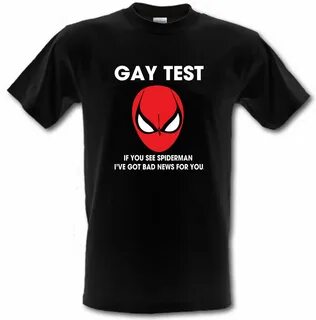 Купить Gay Test wenn sie sehen Spiderman Heavy Cotton на Аукцион DE из Германии 
