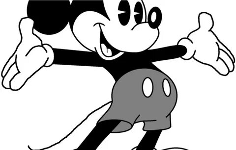 Mickey Mouse Black And White Drawing At Getdrawingscom - Hop