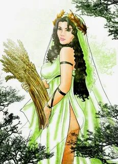 rebenke on deviantArt - Demeter, goddess of agriculture, fer