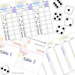 Play Bunco with Printable Bunco Score, Tally & Tent Cards - 