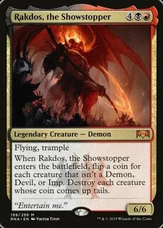 Rakdos, the Showstopper Magic the gathering, Legendary creat