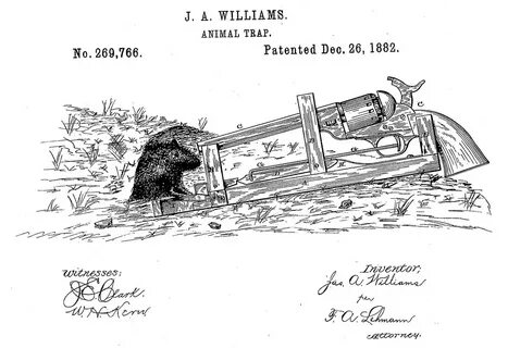 The Gun Powered Mouse Trap - Funny Patents Part 2 Patent Ear