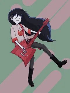 Adventure Time Art Marceline марселин королева вампиров - Mo