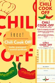 Chili Cook-off Insider: Another free invite, scorecard, and 