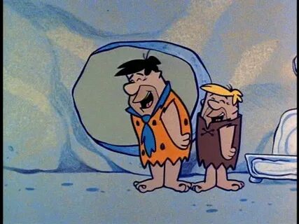 The Flintstones Season 1 - Fred & Barney laughing it up Flin