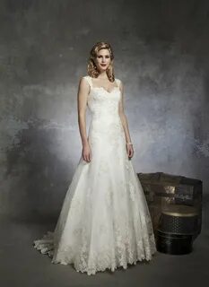 oooh lacey! Wedding dress styles, A-line wedding dress, Just